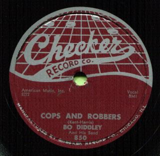 Bo Diddley (cops And Robbers / Down Home Special) R&b/soul 78 Rpm Record