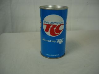 Vintage Rc Royal Crown Soda Pop Can Crimped Steel Me And My Rc Chicago,  Il