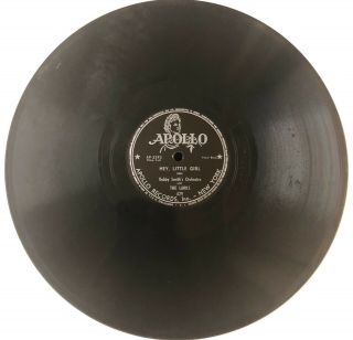 The Larks 1951 Doowop 78 Hey Little Girl / Little Side Car Apollo Label Vg,  /m -