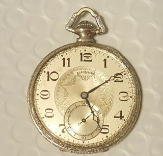 1922 Illinois Pocket Watch 17 Jewel The Autocrat 12s Grade 405