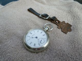 1884 Waltham 18s 11j Grade Wm.  Ellery Model 1877 Adjusted Pocket Watch - Fantastic