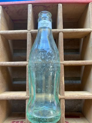 Nov.  16,  1915 Coca Cola Glass Bottle Staunton,  Va