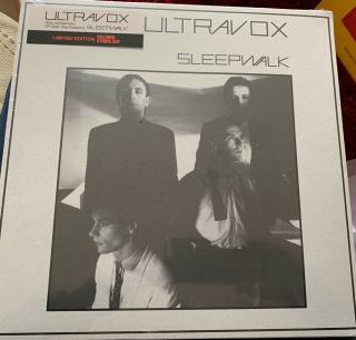 Sleepwalk Clear Vinyl 12 Inch.  Ultravox Rsd 2020 Midge Ure