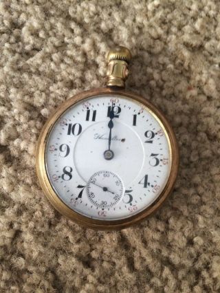 Old Antique Hamilton 17 Jewels Railroad Pocket Watch (not)