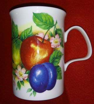 Collectible Roy Kirkham Orchard Fruit Fine Bone China Cup / Mug Made In England