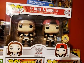 Wwe Funko Pop Brie & Nikki Bella Twins 2 Pack - Black Outfit - Exclusive