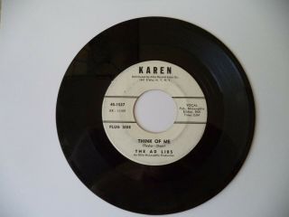 R&b / Soul - The Ad Libs - Karen 1527 - Think Of Me / Every Boy And Girl