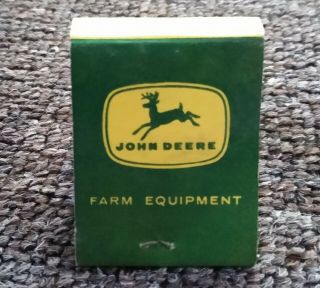 1960s John Deere Dealership Matchbook.  Full.  St Mary 