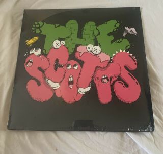 Travis Scott Kid Cudi - The Scotts - 12 Inch Green Vinyl Kaws