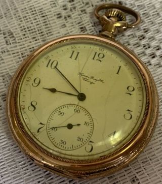 Vintage Elgin Grade 276 Pocket Watch Running Size 12s 17j Model 3