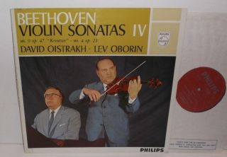 Sal 3419 Beethoven Violin Sonatas Nos.  4&9 David Oistrakh Violin Lev Oborin Piano