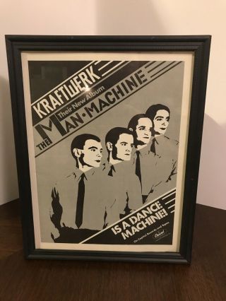 Kraftwerk The Man Machine Promo Advert/mini Poster 8x11 Noframe