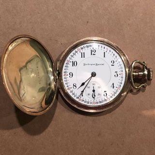 Burlington Special Grade 106 Pocket Watch,  16s,  19j,  Gold Filled,  100g,  Runs