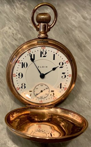 1852 Antique Elgin National Pocket Watch 17 Jewels Adjusted