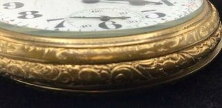 Antique Gold Elgin Illinois Watch Co Pocket Watch 10K GP 3