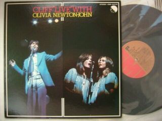 Cliff Richard & Olivia Newton John " Live With " 1972 Japan Only Lp W/pic.
