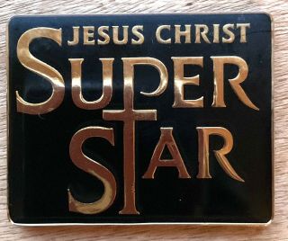 Jesus Christ Superstar Broadway Musical Acrylic Over Metal Souvenir Magnet 1996