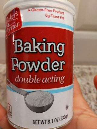 Double Acting Baking Powder 8.  1 Oz Can Best By 2022,  Fast Usps