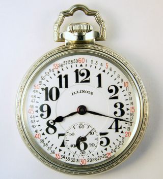 Illinois Bunn Special 23 Jewel 60 Hour Bold Montgomery Railroad Pocket Watch