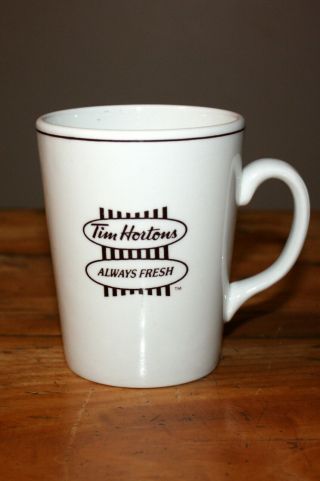 Tim Hortons 12oz Always Fresh Coffee Mug Cup - Steelite England