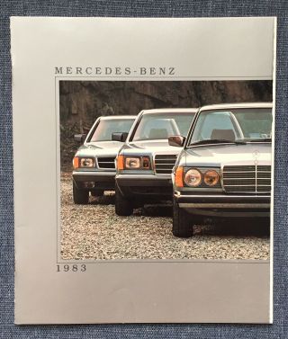 1983 Mercedes - Benz Brochure