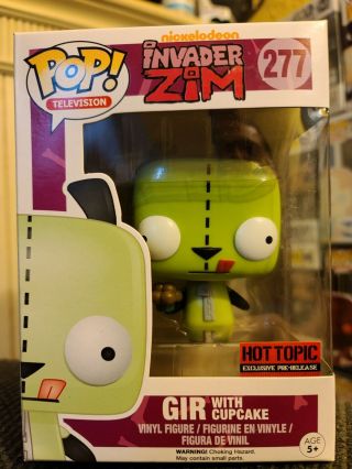 Funko Pop Invader Zim: Gir With Cupcake 277