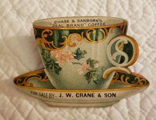 Victorian Coffee Cup Trade Card - Chase & Sanborn 