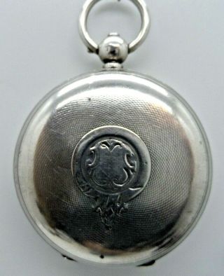 A very good Antique Silver Pocket Watch by J G Graves Sheffield 1899 3