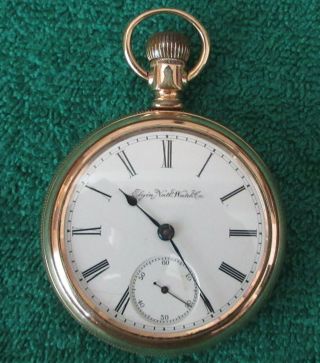 Elgin G M Wheeler 18s,  15j Pocket Watch - Made In 1890