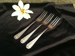 Set 3 Dinner Forks 7.  25 " Oneida Northland Beefeater Post Road Stainless Flatware