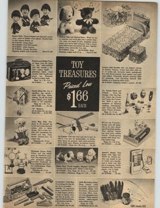 1965 Paper Ad The Beatles Mop Top Dolls 4.  5 " Tall John Lennon Paul Mccartney,