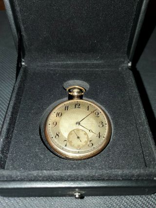 Vintage American Waltham Watch Co.  A.  W.  14k Yellow Gold Pocket Watch 47.  2 Grams