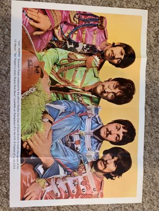 Sgt Peppers Lonely Hearts Band Fanclub Poster