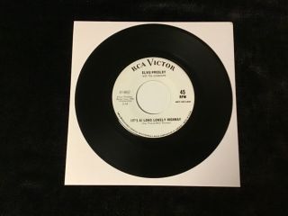 ELVIS PRESLEY 45 PROMO 47 - 8657 IT’S A LONG LONELY HIGHWAY/I’M YOURS EX/NM HI GRD 2