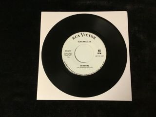 ELVIS PRESLEY 45 PROMO 47 - 8657 IT’S A LONG LONELY HIGHWAY/I’M YOURS EX/NM HI GRD 3