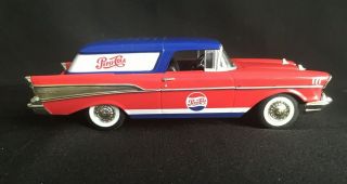 1957 Chevy Bel Air Liberty Classics 1:25 Die Cast Pepsi Cola Collector 