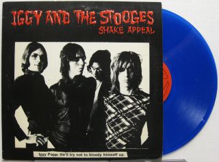 Iggy And The Stooges Shake Appeal Blue Colored Vinyl 10 " Raw Power Mixes Punk