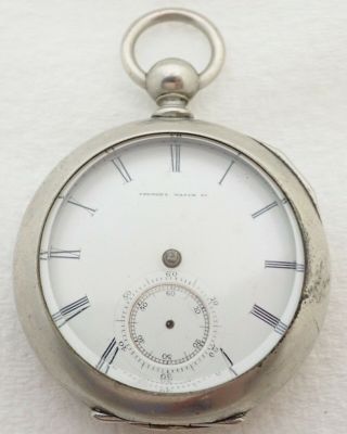 Antique 18s Tremont Watch Co Boston Key Wind Pocket Watch Parts Repair