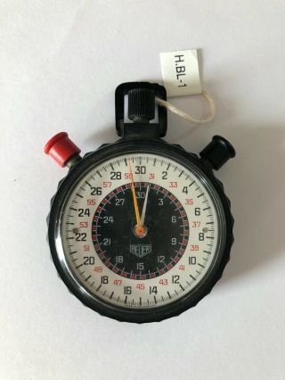 Vintage Heuer Mechanical Split Seconds Stopwatch 512.  913