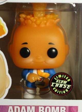 Funko Pop Garbage Pail Kids Adam Bomb 01 Limited Edition Glow Chase w/Protector 2