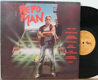 Repo Man Soundtrack Lp (san Andreas 39019,  Orig 1984) Vg,  Iggy Pop,  Black Flag