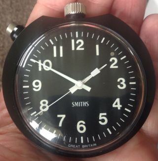 Smiths Rally Watch - Rally/dash Stop Watch Timer Black Abs Fully Rebuilt