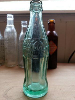 Vintage Dec.  25,  1923 Christmas Coca Cola Coke Bottle From Erie,  Pa.