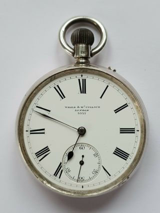 English Top Wind Pocket Watch For Spares.