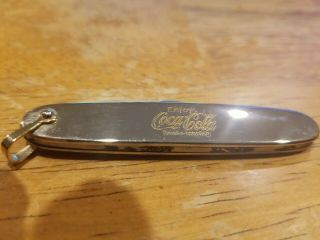 Vintage 1960s Coca Cola Coke Pocket Knife Advertising