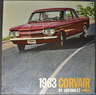 1963 Chevrolet Corvair Brochure Monza Spyder Greenbrier Not A Reprint