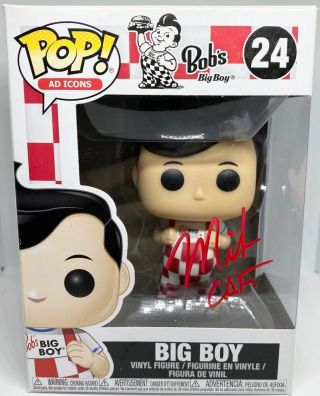 Mike Becker Signed/autographed Funko Pop Ad Icons Bob’s Big Boy