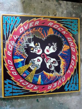 Kiss - Rock And Roll Over Autographed Cover Hot Than Hell Vinyl Lp