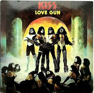 Kiss " Love Gun " Vinyl Lp - 1977 Casablanca Santa Maria First Press
