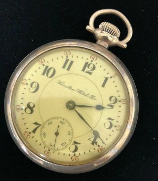 1903 Hamilton Grade 940 Model 1 21 Jewels 18s Gold Filled 25 Years